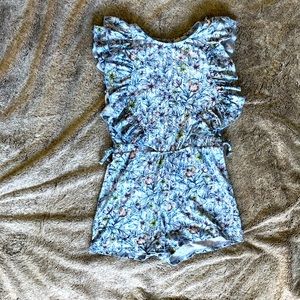 Girls Floral Romper